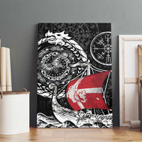 Viking Denmark Canvas Wall Art Danish Viking Ship