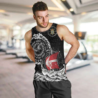Personalized Viking Denmark Men Tank Top Danish Viking Ship