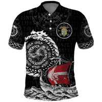 Personalized Viking Denmark Polo Shirt Danish Viking Ship