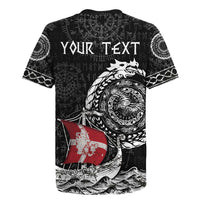 Personalized Viking Denmark Rugby Jersey Danish Viking Ship