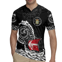 Personalized Viking Denmark Rugby Jersey Danish Viking Ship