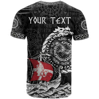 Personalized Viking Denmark T Shirt Danish Viking Ship