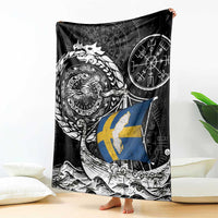Viking Sweden Blanket Swedish Viking Ship