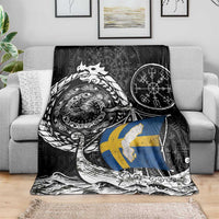 Viking Sweden Blanket Swedish Viking Ship