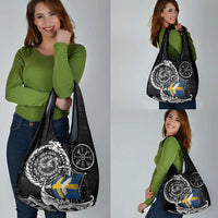 Viking Sweden Grocery Bag Swedish Viking Ship