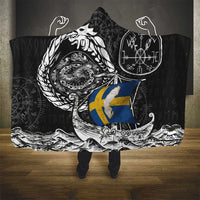 Viking Sweden Hooded Blanket Swedish Viking Ship