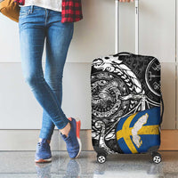 Viking Sweden Luggage Cover Swedish Viking Ship