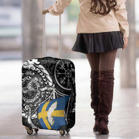 Viking Sweden Luggage Cover Swedish Viking Ship