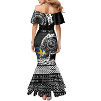 Personalized Viking Sweden Mermaid Dress Swedish Viking Ship