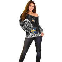 Personalized Viking Sweden Off Shoulder Sweater Swedish Viking Ship