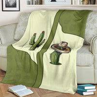 Cowboy Blanket Cactus Retro Western Yoke - Wonder Print Shop
