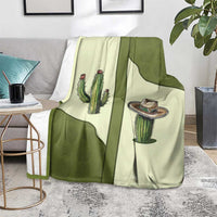 Cowboy Blanket Cactus Retro Western Yoke - Wonder Print Shop