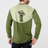 Cowboy Button Sweatshirt Cactus Retro Western Yoke - Wonder Print Shop