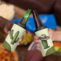 Cowboy 4 in 1 Can Cooler Tumbler Cactus Retro Western Yoke - Wonder Print Shop