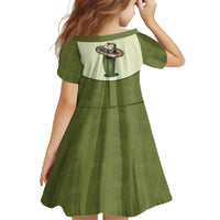Cowboy Family Matching Short Sleeve Bodycon Dress and Hawaiian Shirt Cactus Retro Western Yoke - Wonder Print Shop