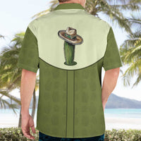 Cowboy Hawaiian Shirt Cactus Retro Western Yoke - Wonder Print Shop