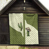 Cowboy Quilt Cactus Retro Western Yoke - Wonder Print Shop