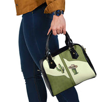 Cowboy Shoulder Handbag Cactus Retro Western Yoke - Wonder Print Shop