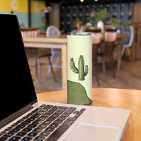 Cowboy Skinny Tumbler Cactus Retro Western Yoke - Wonder Print Shop