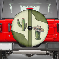 Cowboy Spare Tire Cover Cactus Retro Western Yoke - Wonder Print Shop