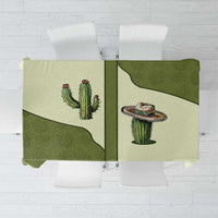 Cowboy Tablecloth Cactus Retro Western Yoke - Wonder Print Shop