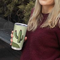 Cowboy Tumbler Cup Cactus Retro Western Yoke - Wonder Print Shop