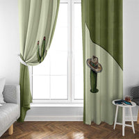 Cowboy Window Curtain Cactus Retro Western Yoke - Wonder Print Shop