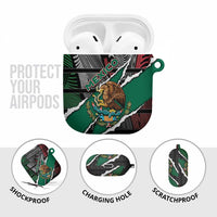 Mexico AirPods Case Mexican Patriotic Eagle Emblem - Fierce National Pride - Wonder Print Shop