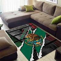 Mexico Area Rug Mexican Patriotic Eagle Emblem - Fierce National Pride - Wonder Print Shop