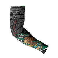 Mexico Arm Sleeves Mexican Patriotic Eagle Emblem - Fierce National Pride - Wonder Print Shop