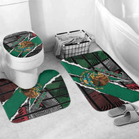 Mexico Bathroom Set Mexican Patriotic Eagle Emblem - Fierce National Pride - Wonder Print Shop