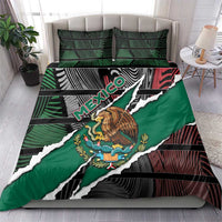 Mexico Bedding Set Mexican Patriotic Eagle Emblem - Fierce National Pride - Wonder Print Shop