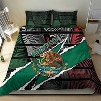 Mexico Bedding Set Mexican Patriotic Eagle Emblem - Fierce National Pride - Wonder Print Shop