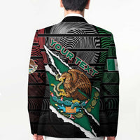 Personalized Mexico Blazer Mexican Patriotic Eagle Emblem - Fierce National Pride - Wonder Print Shop
