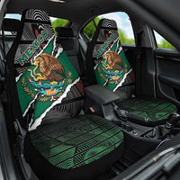 Mexico Car Seat Cover Mexican Patriotic Eagle Emblem - Fierce National Pride - Wonder Print Shop