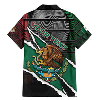 Personalized Mexico Family Matching Mermaid Dress and Hawaiian Shirt Mexican Patriotic Eagle Emblem - Fierce National Pride - Wonder Print Shop