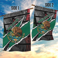 Mexico Garden Flag Mexican Patriotic Eagle Emblem - Fierce National Pride - Wonder Print Shop