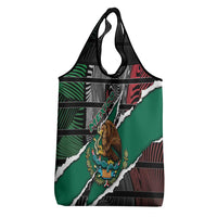 Mexico Grocery Bag Mexican Patriotic Eagle Emblem - Fierce National Pride - Wonder Print Shop