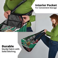 Mexico Grocery Bag Mexican Patriotic Eagle Emblem - Fierce National Pride - Wonder Print Shop