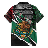 Personalized Mexico Hawaiian Shirt Mexican Patriotic Eagle Emblem - Fierce National Pride - Wonder Print Shop