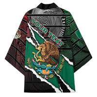 Personalized Mexico Kimono Mexican Patriotic Eagle Emblem - Fierce National Pride - Wonder Print Shop