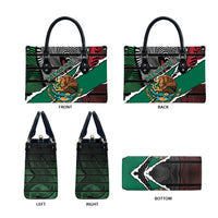 Mexico Leather Bag Mexican Patriotic Eagle Emblem - Fierce National Pride - Wonder Print Shop