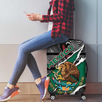Mexico Luggage Cover Mexican Patriotic Eagle Emblem - Fierce National Pride - Wonder Print Shop