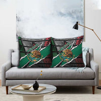 Mexico Pillow Cover Mexican Patriotic Eagle Emblem - Fierce National Pride - Wonder Print Shop