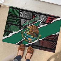 Mexico Rubber Doormat Mexican Patriotic Eagle Emblem - Fierce National Pride - Wonder Print Shop