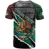 Personalized Mexico T Shirt Mexican Patriotic Eagle Emblem - Fierce National Pride - Wonder Print Shop