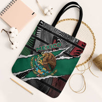 Mexico Tote Bag Mexican Patriotic Eagle Emblem - Fierce National Pride - Wonder Print Shop