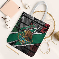 Mexico Tote Bag Mexican Patriotic Eagle Emblem - Fierce National Pride - Wonder Print Shop