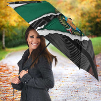 Mexico Umbrella Mexican Patriotic Eagle Emblem - Fierce National Pride - Wonder Print Shop