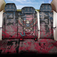 Patriotic Rebel American Back Car Seat Cover Grunge USA Eagle Flag - Wonder Print Shop
